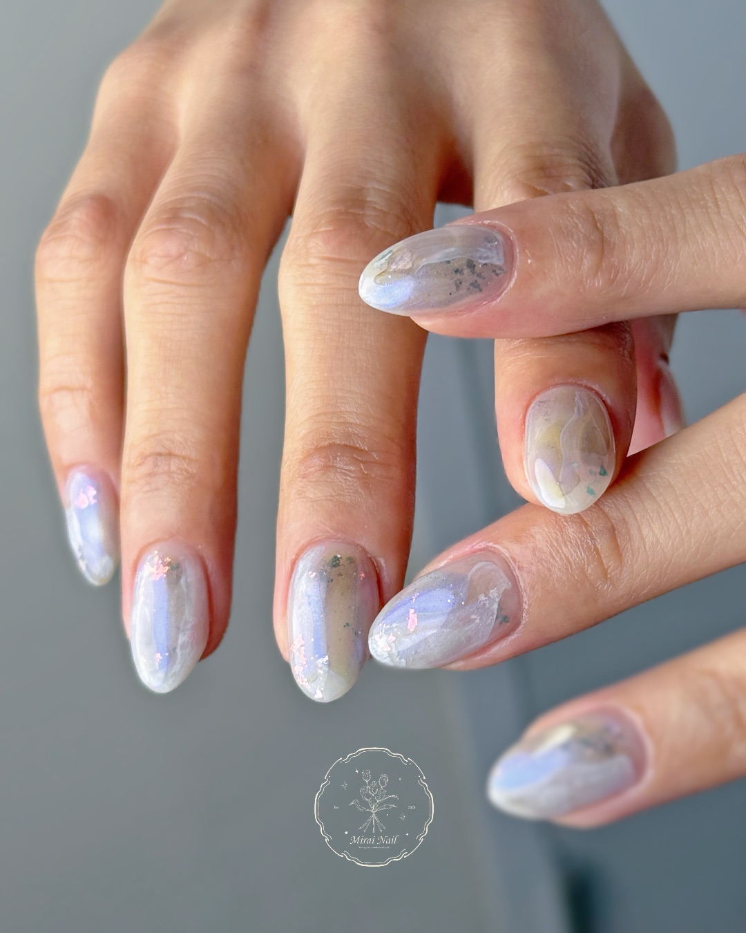 彗星，美甲作品