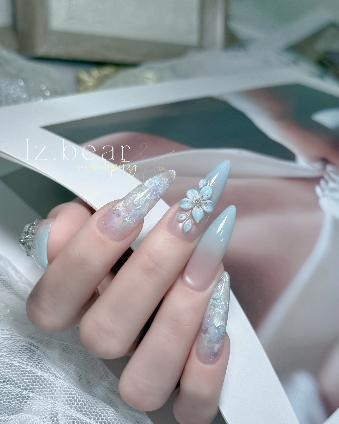 🫧醋酸花花🌸，美甲作品