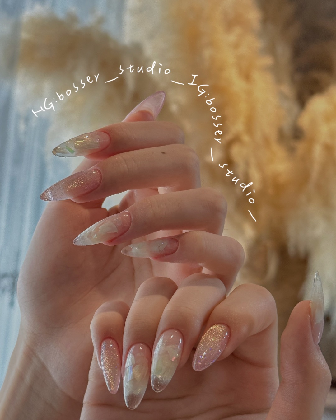 ᯓ∘▫️裸色醋酸⋆⤾·˚，美甲作品