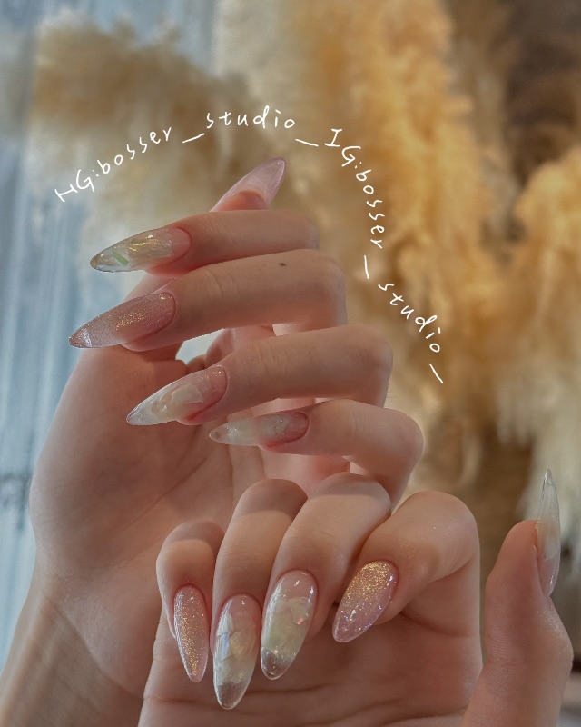 ᯓ∘▫️裸色醋酸⋆⤾·˚，美甲作品