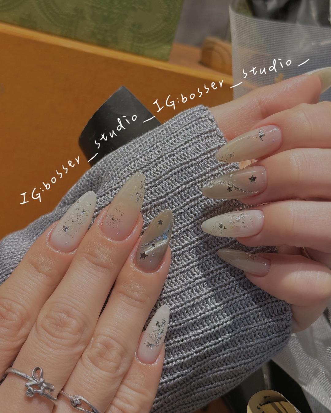꙳⋆ ˖ 𝗶𝗻𝗼𝗳 𝗱𝗮𝘆▫️飄帶˖⋆꙳，美甲作品