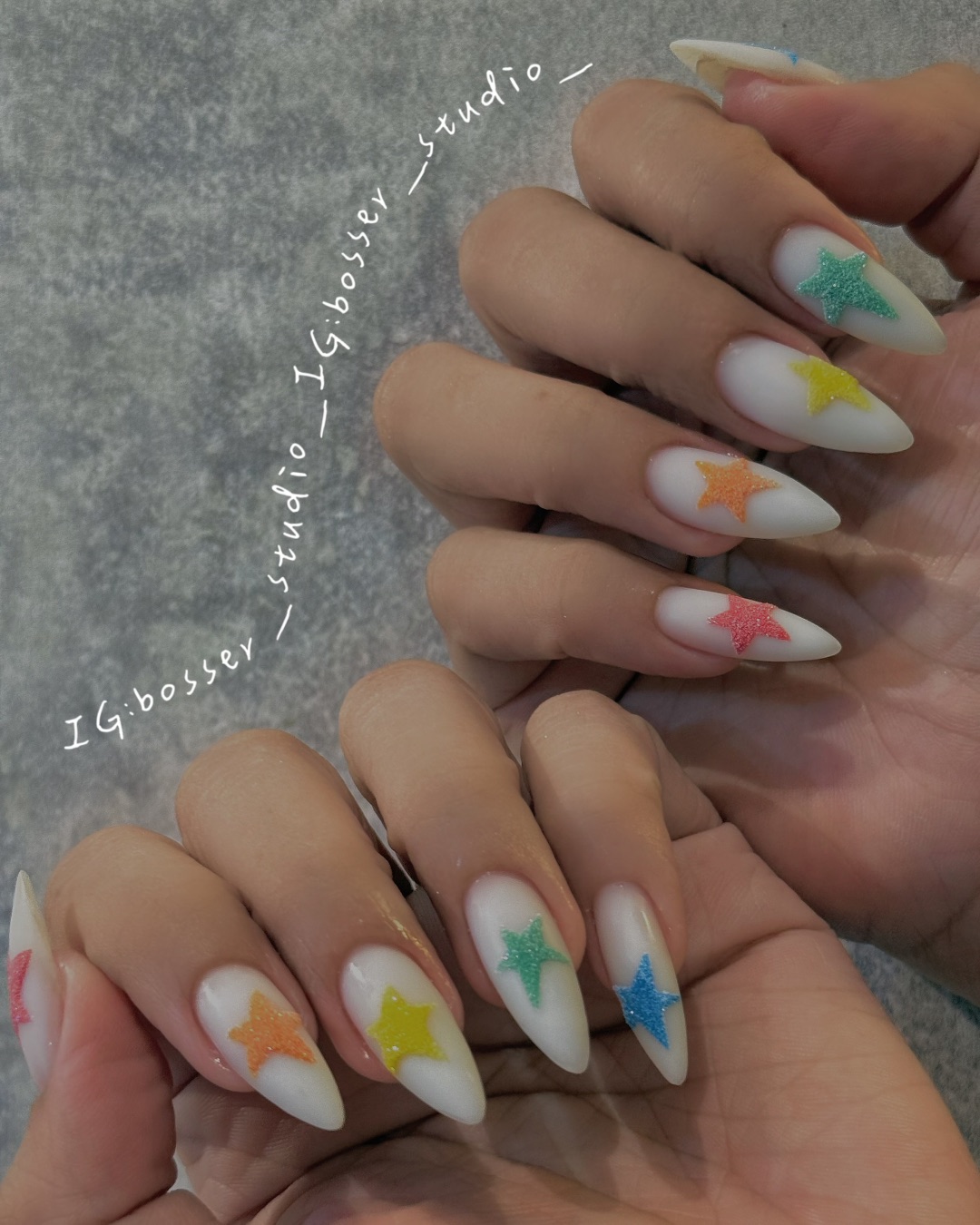 ✧夏日的多巴胺，美甲作品