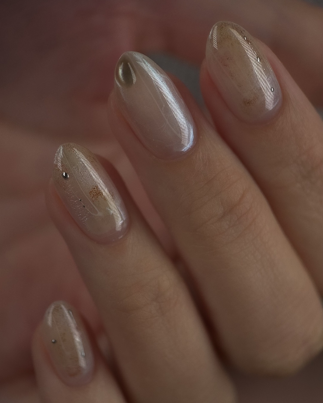 稻光，美甲作品