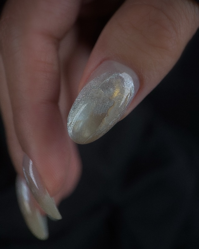 珠光流動，美甲作品照片 3