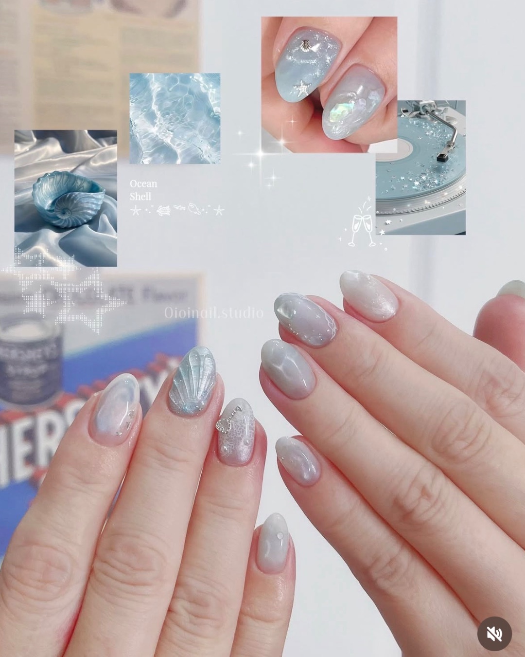 海之聲🐚，美甲作品