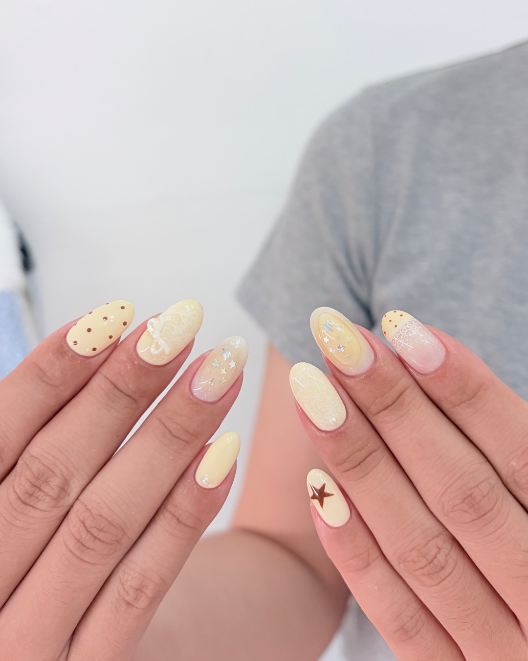 蜂蜜奶油🧈，美甲作品