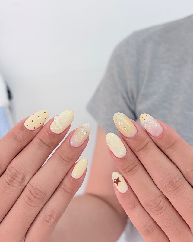 蜂蜜奶油🧈,美甲作品