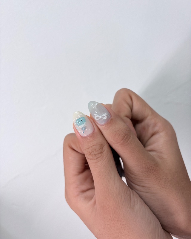 水精靈🧚，美甲作品照片 2