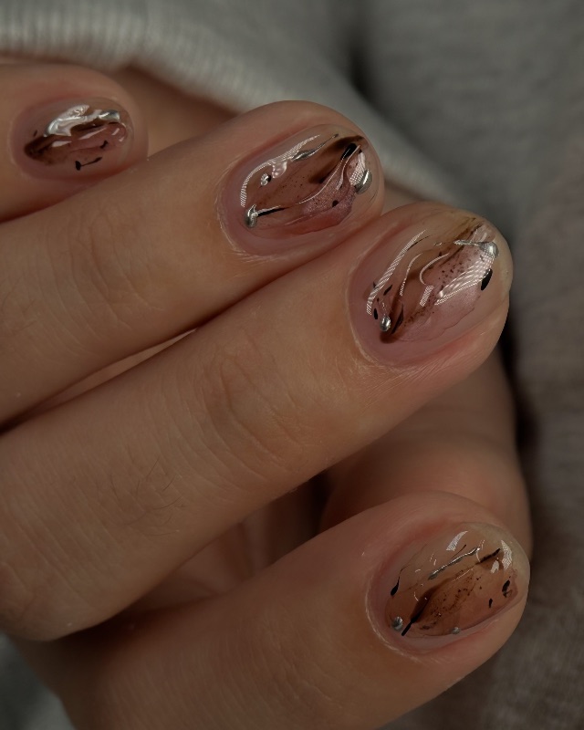 秋葉🍂,美甲作品
