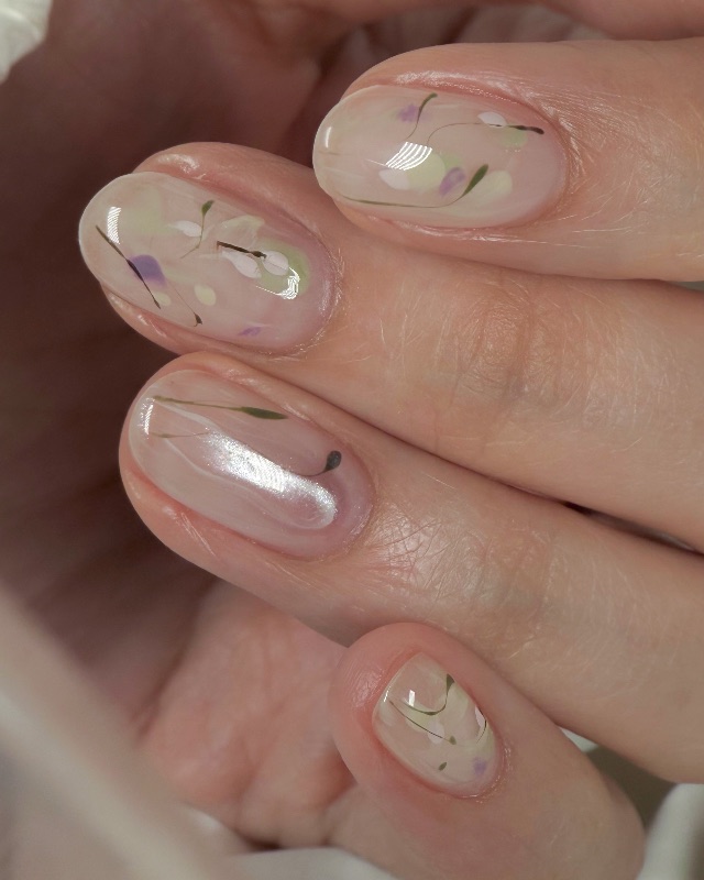花藝 💐，美甲作品照片 2