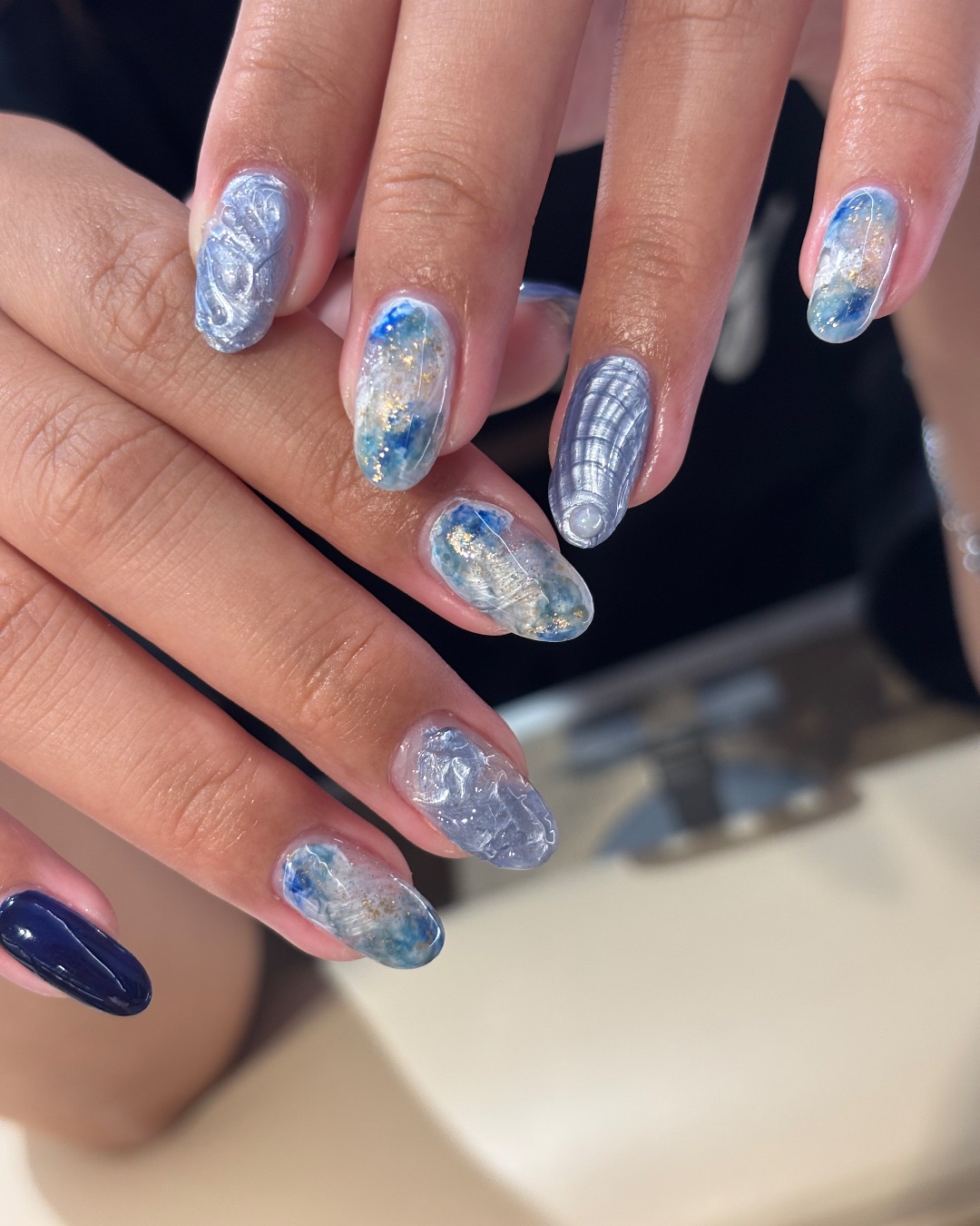 海，美甲作品