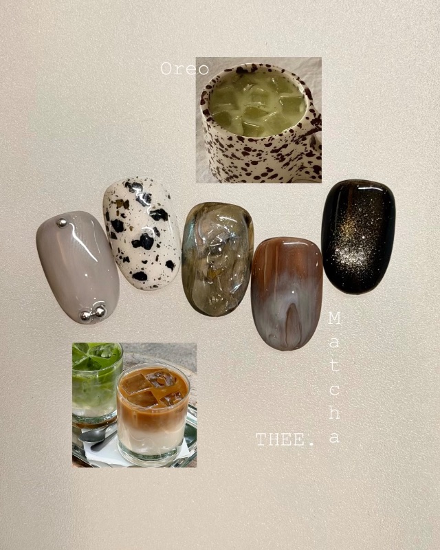 ꒰ Matcha Oreo，美甲作品照片 2