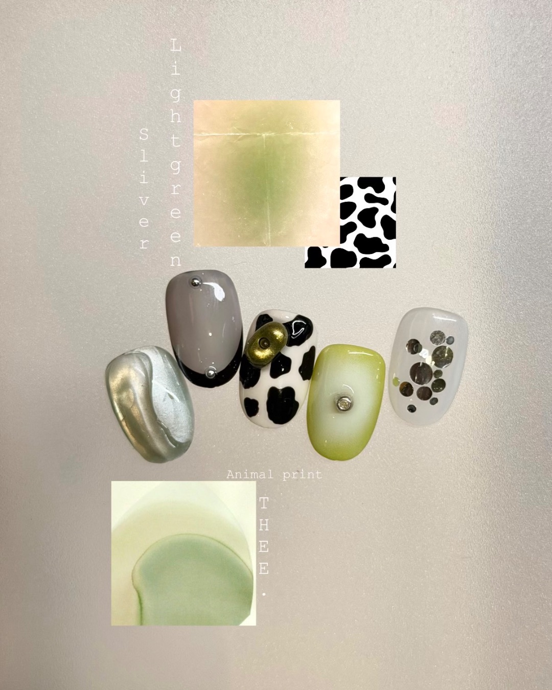 ꒰  Wild GREENNN，美甲作品