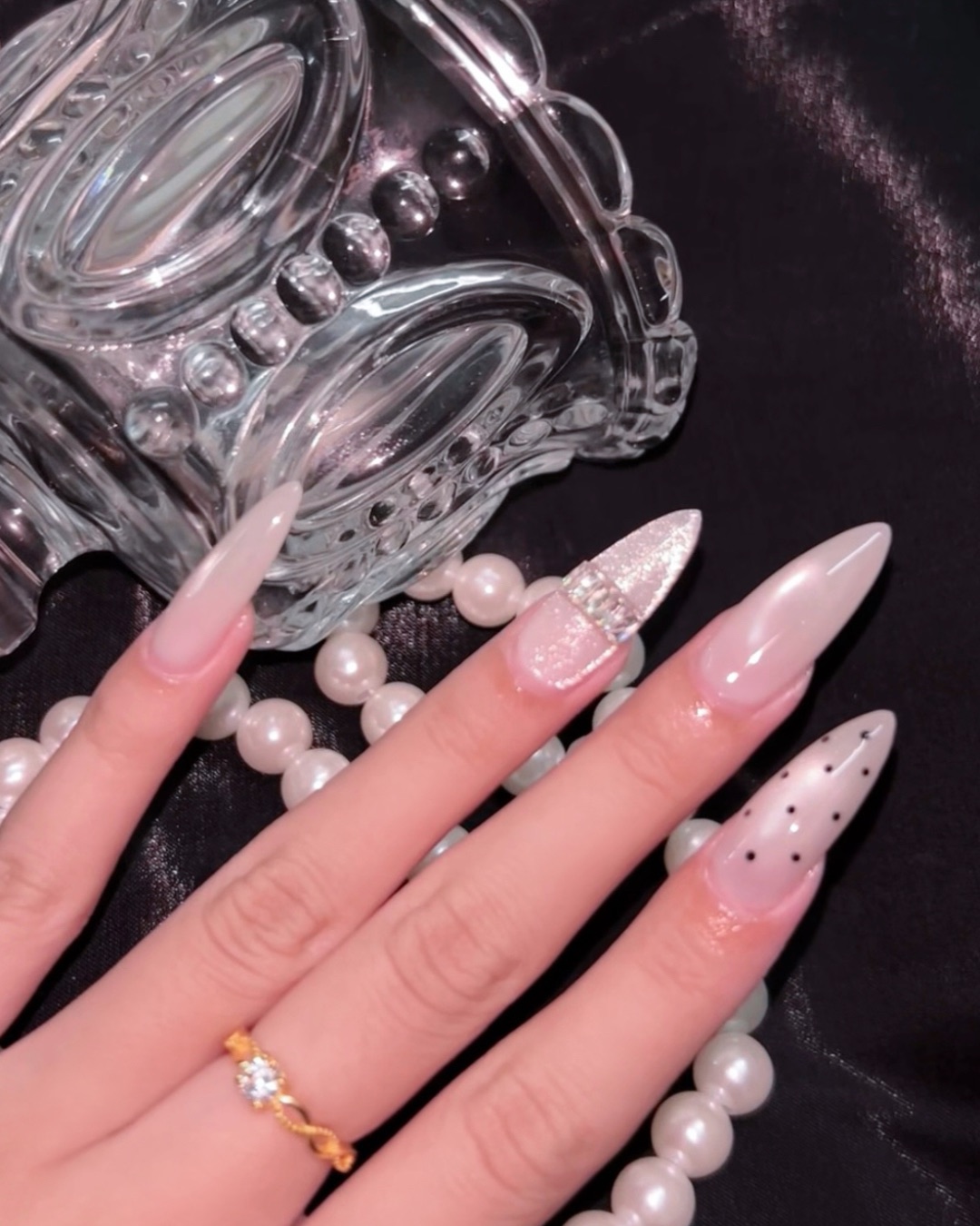 鑽戒美甲💍，美甲作品