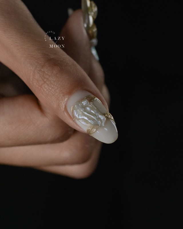 A Pearl Grows｜珍珠生長時，美甲作品照片 2