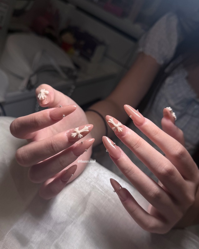 歐美克羅心🩶，美甲作品照片 2