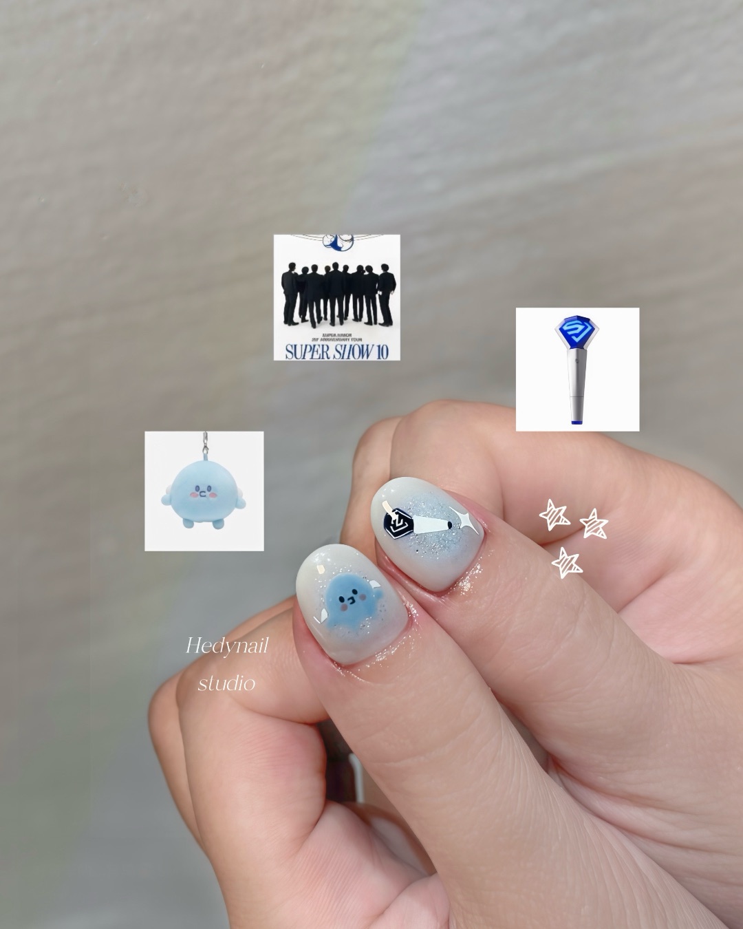 Superjunior 應援甲𓈊ˊ˗，美甲作品