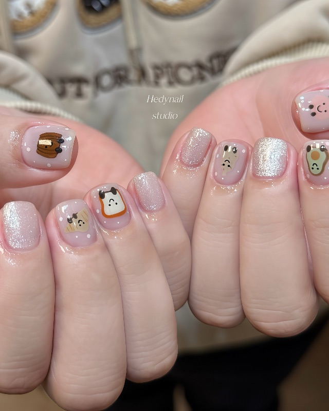 Jellycat美甲🍑，美甲作品照片 2