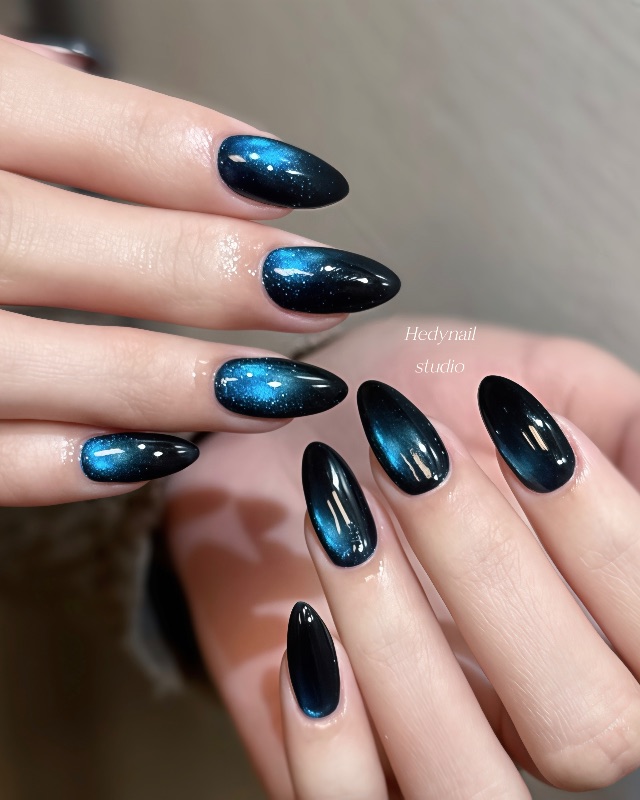 藍寶石💙💫，美甲作品照片 2