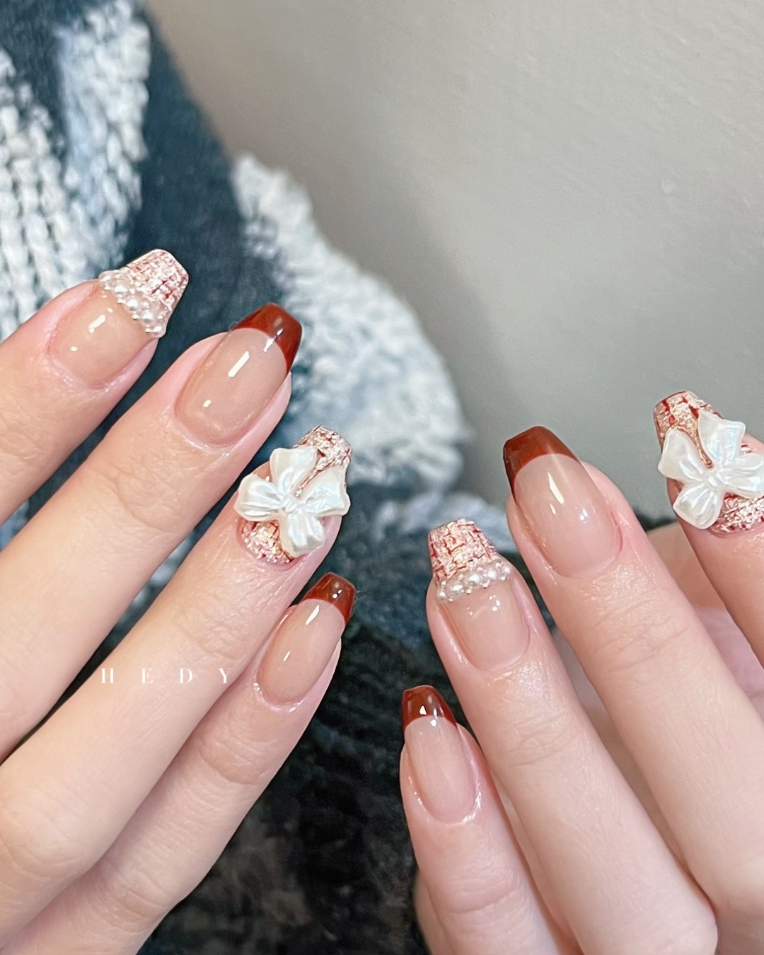 毛呢美甲💅🏻，美甲作品
