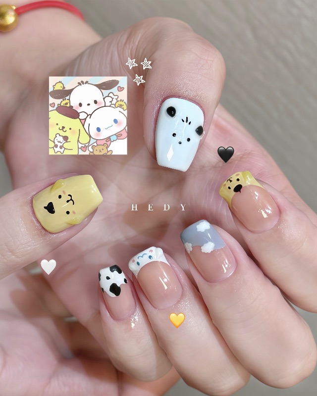 三麗鷗寶寶🍼，美甲作品