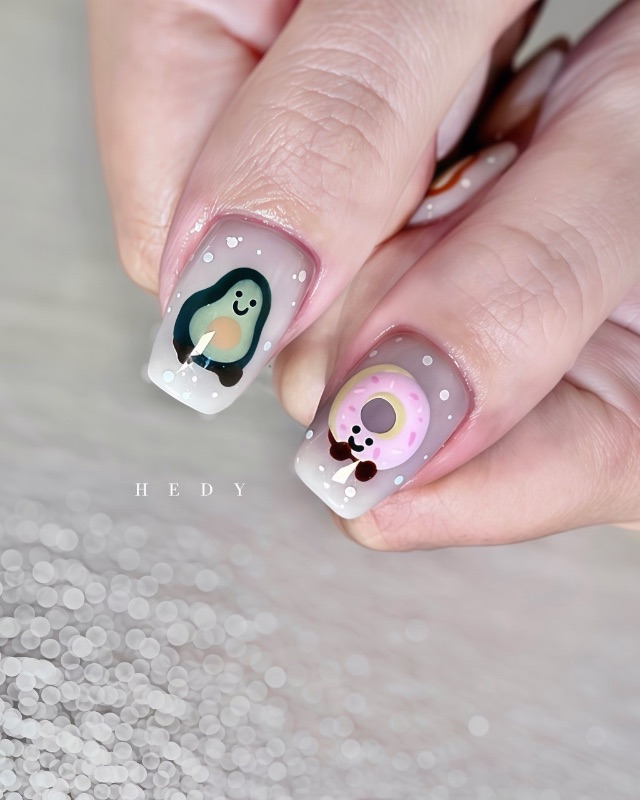 Jellycat美甲🍩，美甲作品照片 2