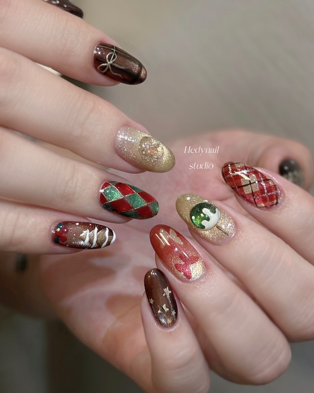 Xmas💖，美甲作品照片 2