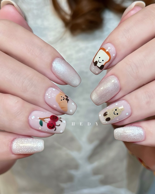 Jellycat美甲🍩,美甲作品
