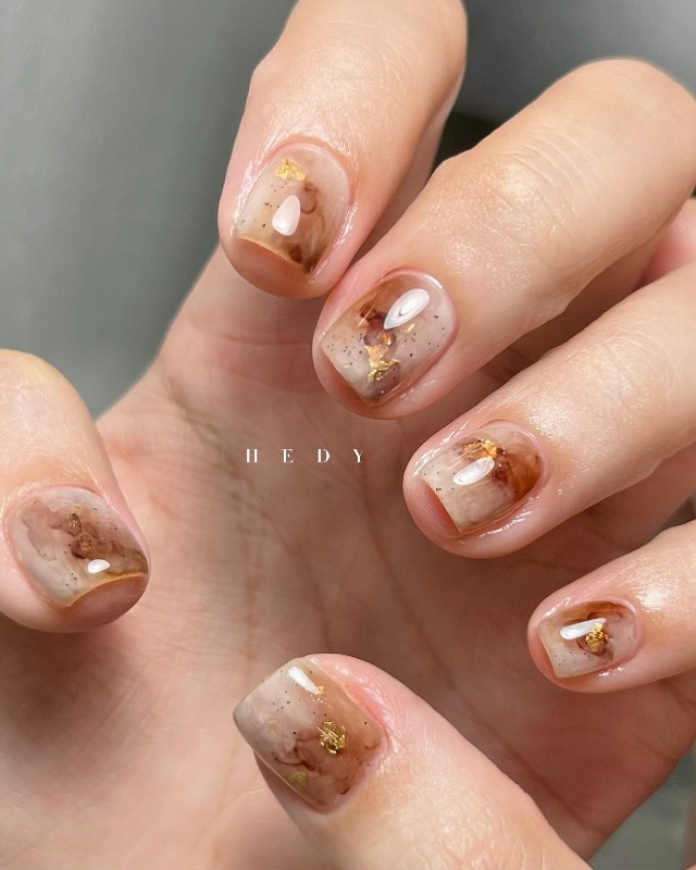秋葉🍂，美甲作品照片 2