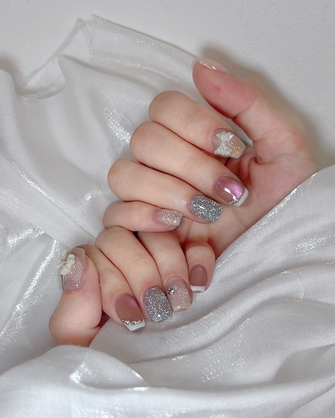 碎鑽星河，美甲作品