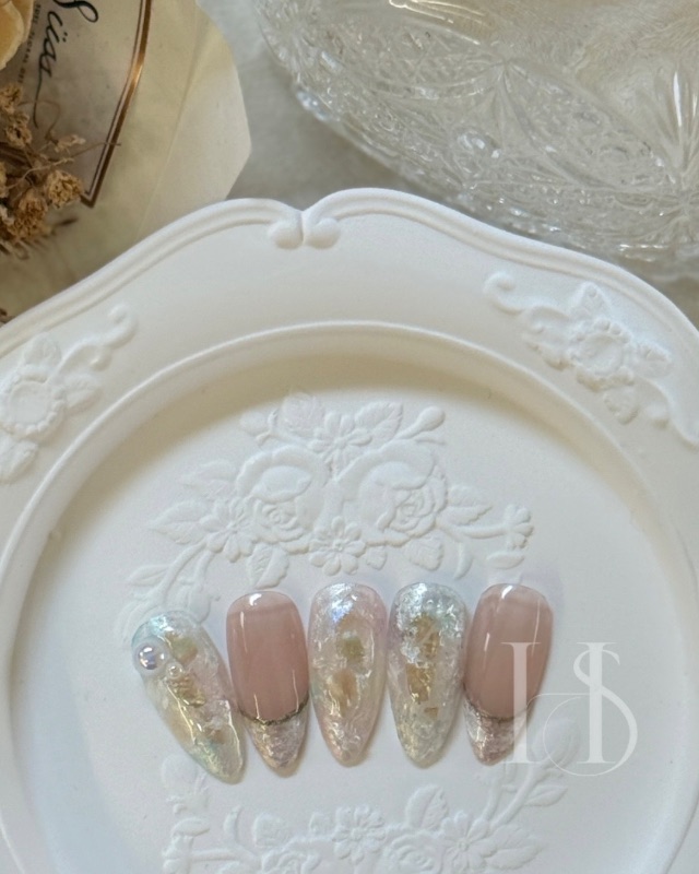 微光貝殼花園，美甲作品照片 2