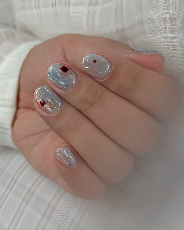 沁涼蘋，美甲作品照片 5