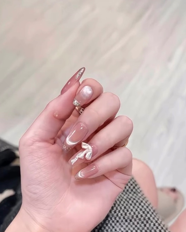 人生美甲💓法式貓眼，美甲作品