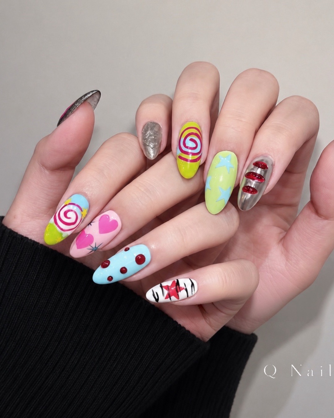 糖果派對 🍭，美甲作品