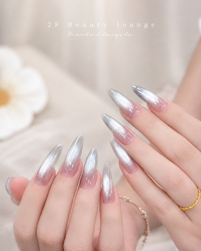 ⊹霧霾灰,美甲作品
