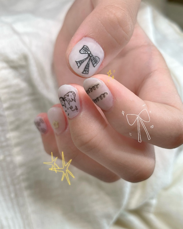 色鉛筆，美甲作品照片 3