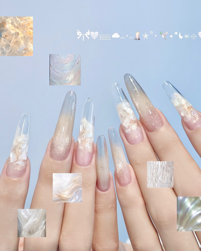 未命名(十指全延),美甲作品