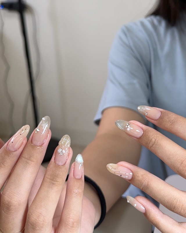 夏日沙灘🏖️◠ ✩，美甲作品