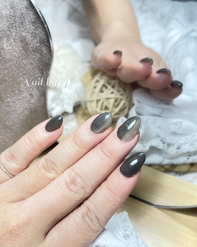 漸層手刷染，美甲作品