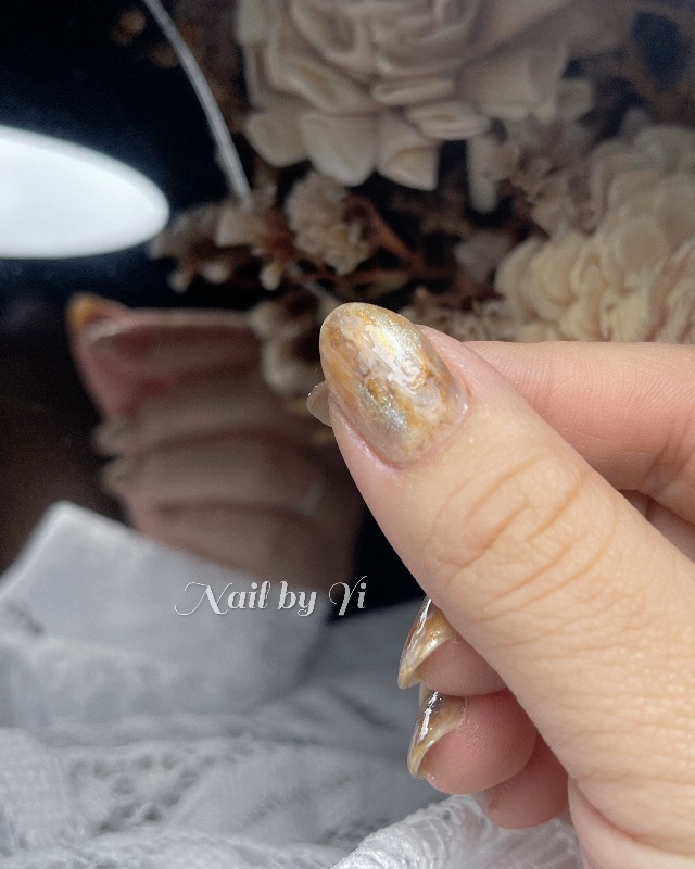 流金沙，美甲作品照片 2