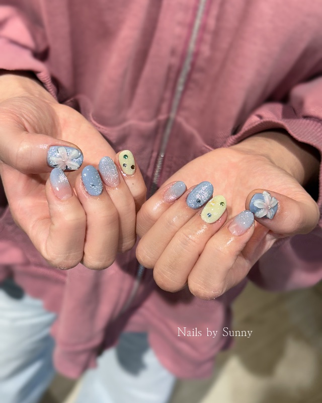 冰花美甲，美甲作品