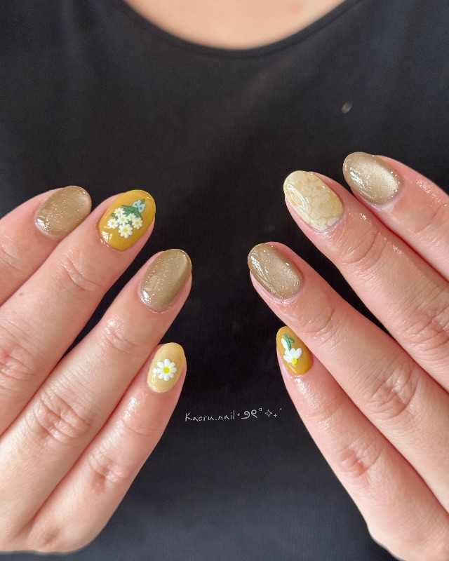 春日之島🌼，美甲作品