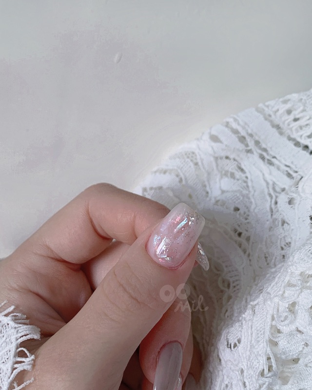 粉霧碎光🐚，美甲作品