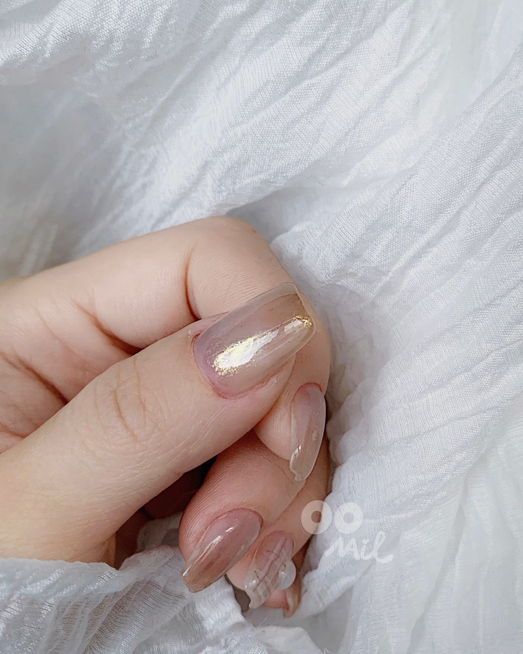 微棕格影，美甲作品