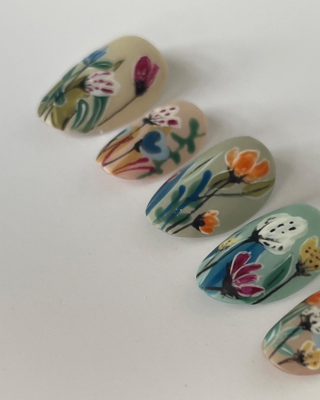 植物圖誌，美甲作品照片 2