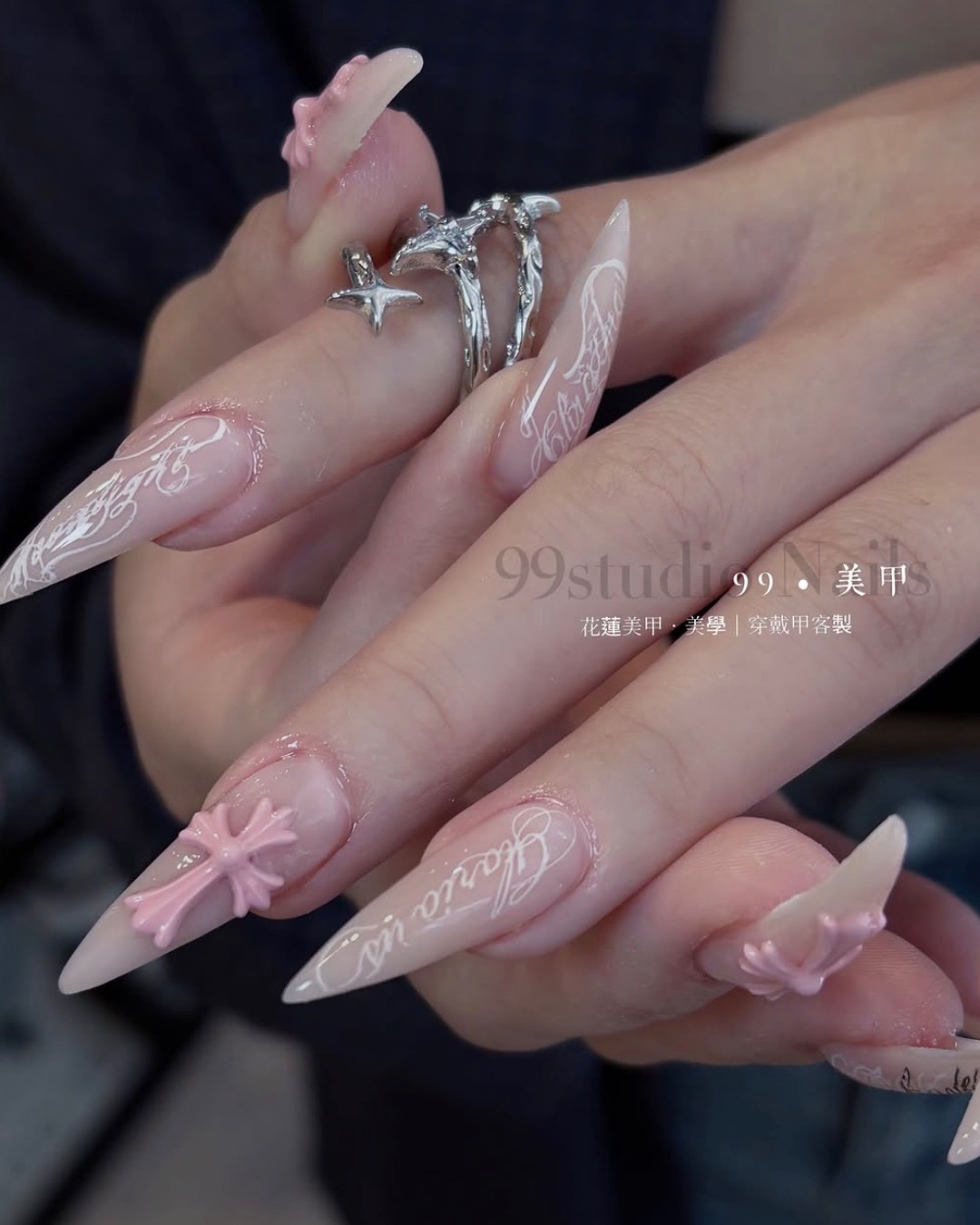 美式潮寫，美甲作品