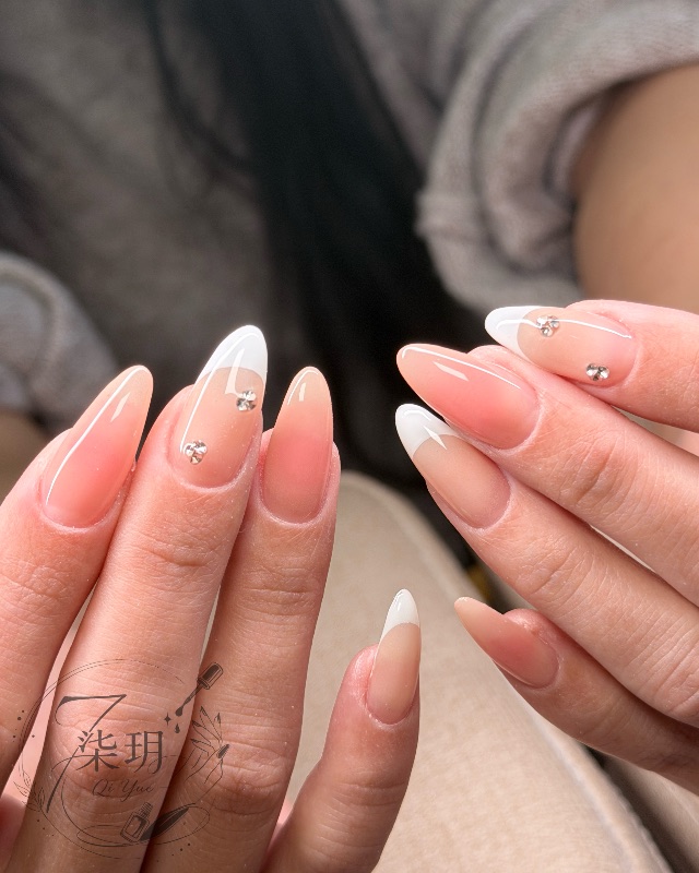 法式甜心，美甲作品