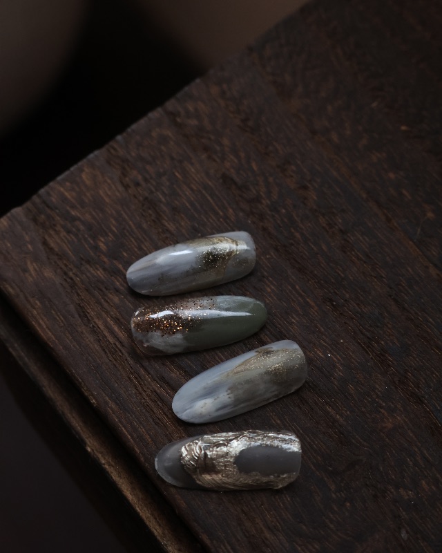 青黛，美甲作品照片 3