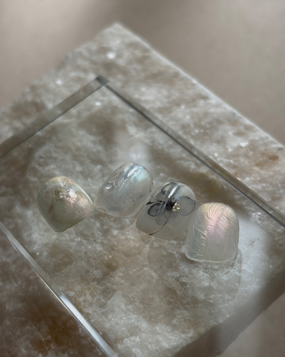 小蒼藍，美甲作品
