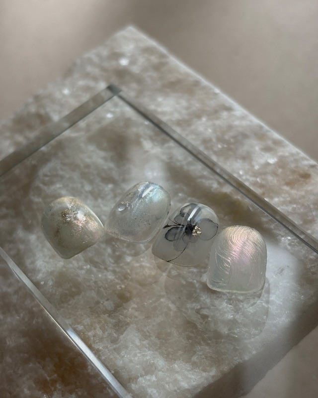 小蒼藍，美甲作品